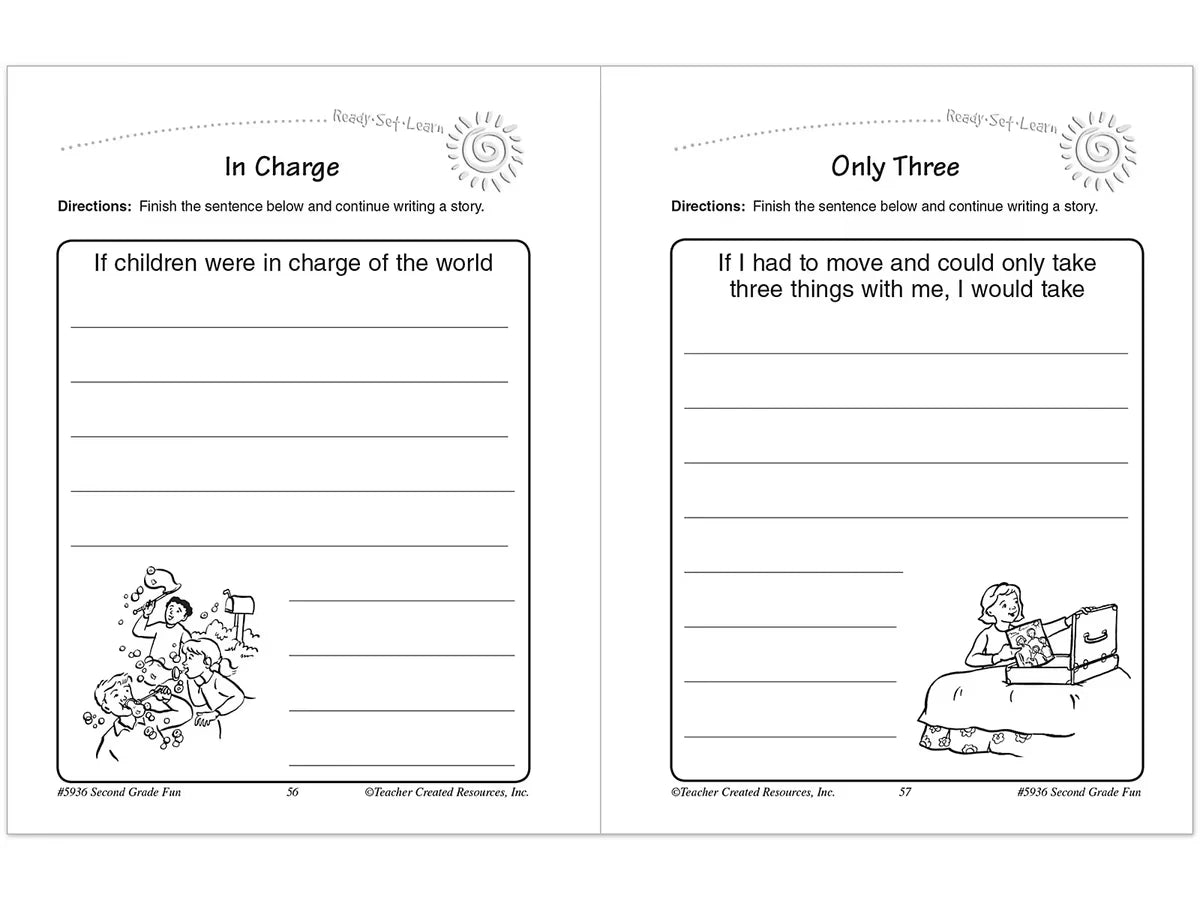 Second-Grade Fun Workbook - US 6544