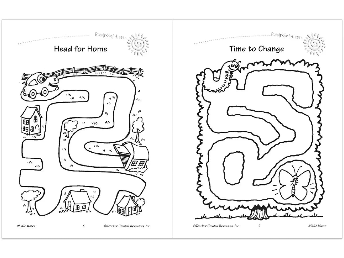 Mazes Workbook - Kindergarten - US 1816