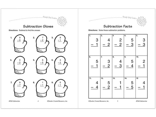 Subtraction Workbook - US 7230