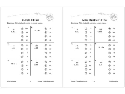 Subtraction Workbook - US 7230