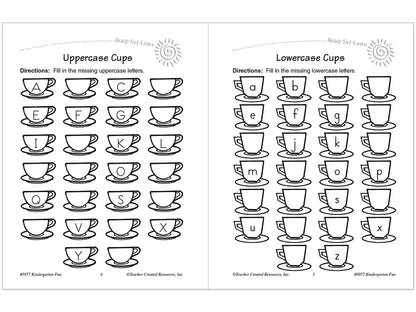 Kindergarten Fun Workbook - US 6210
