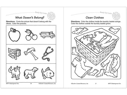Kindergarten Fun Workbook - US 6210