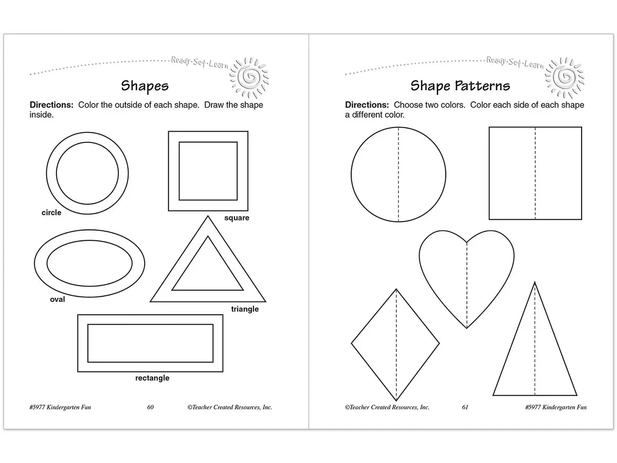 Kindergarten Fun Workbook - US 6210