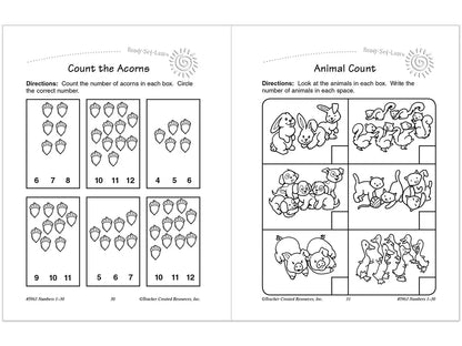 Numbers 1-30 Workbook - US 5050