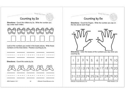 Numbers 1-30 Workbook - US 5050