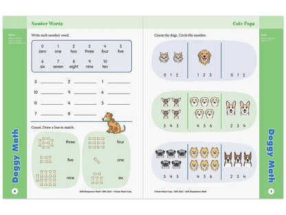 Math Skill Sharpeners Workbook - Kindergarten - US 7140