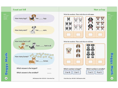 Math Skill Sharpeners Workbook - Kindergarten - US 7140