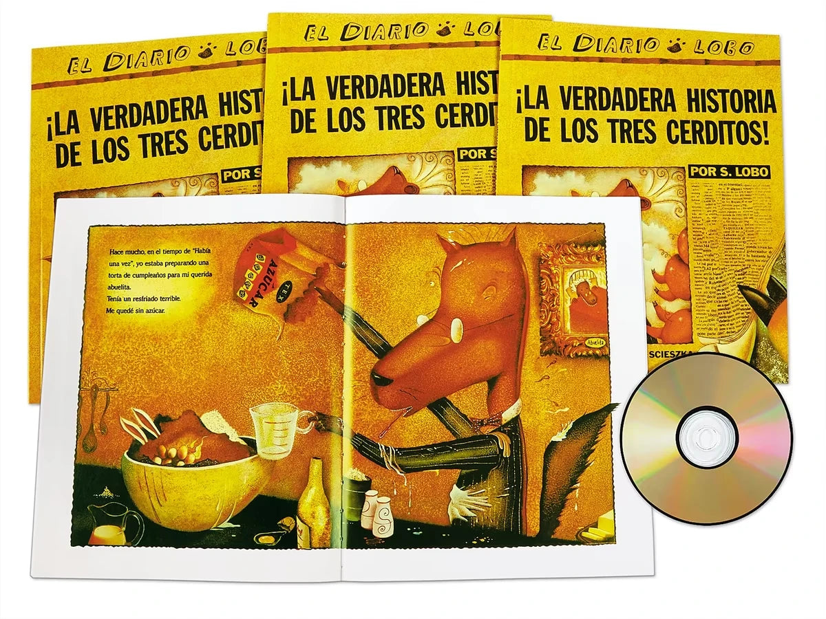 ¡La verdadera historia de los tres cerditos! Read-Along - US 6051