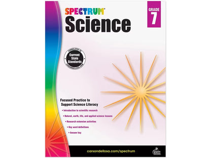Spectrum® Science Workbook - Gr. 7 - US 9081