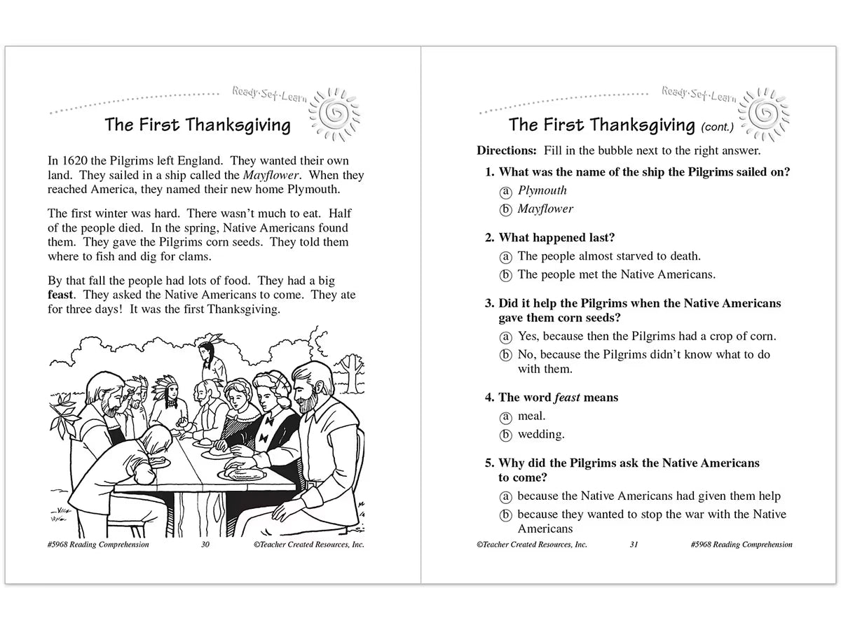 Master Reading Comprehension Workbook - Gr. 1 - US 1021