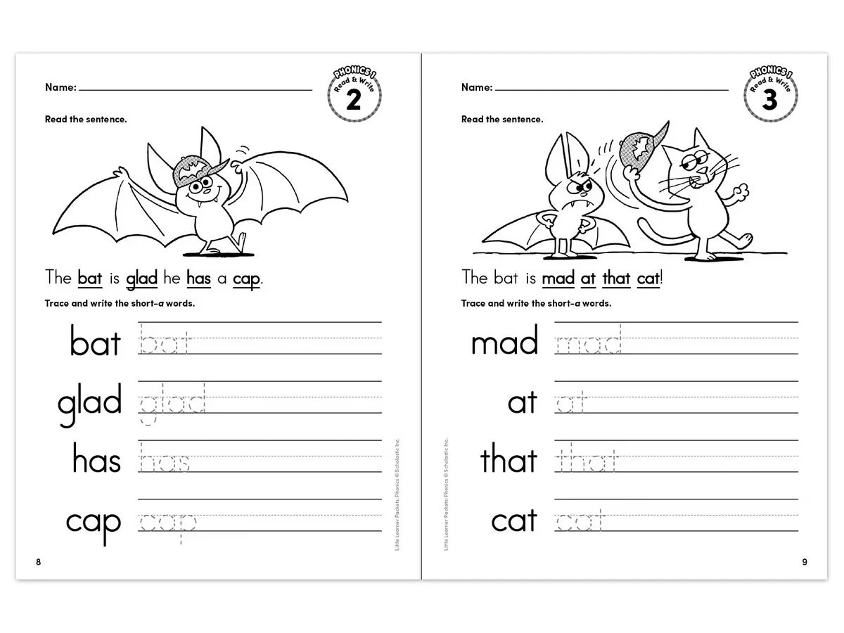Phonics Little Learner Packets Workbook - US 7357