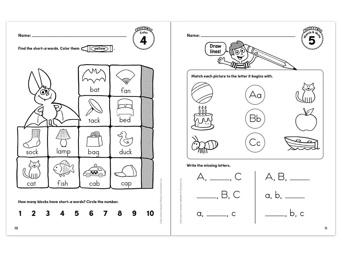 Phonics Little Learner Packets Workbook - US 7357
