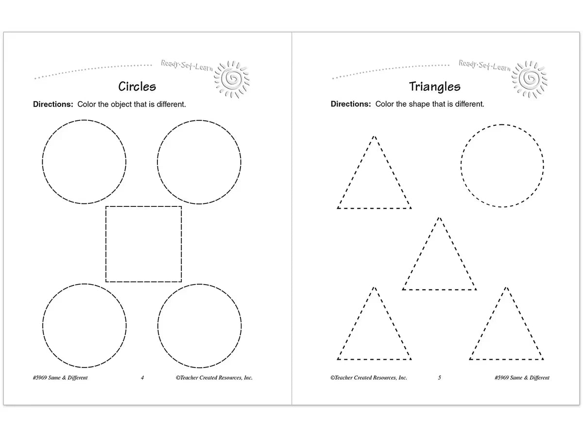 Same & Different Workbook - US 7767