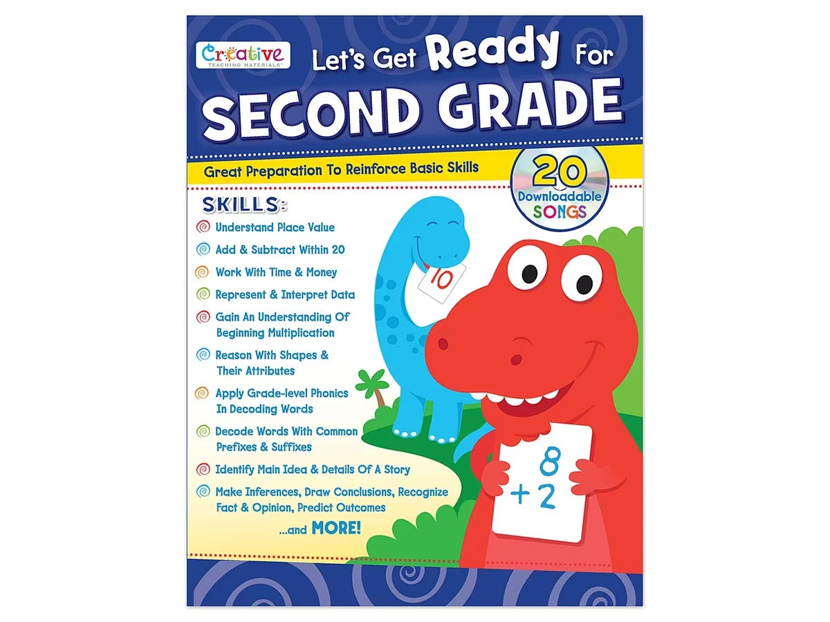 Let’s Get Ready for Second Grade Workbook - US 6780
