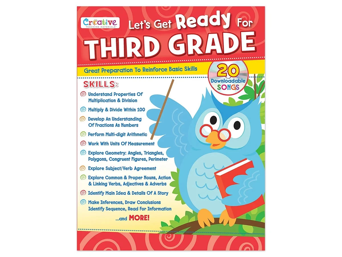 Let’s Get Ready for Third Grade Workbook - US 3728