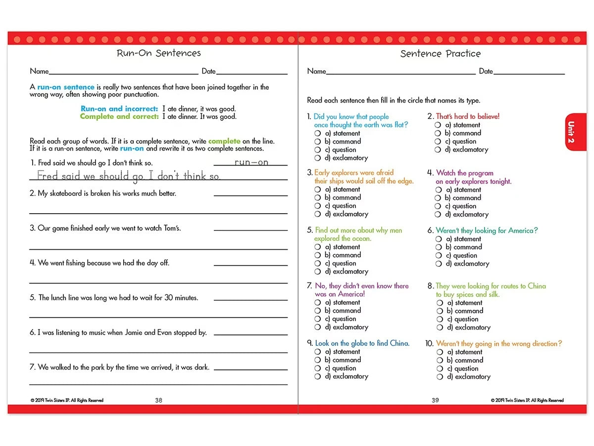 Let’s Get Ready for Third Grade Workbook - US 3728
