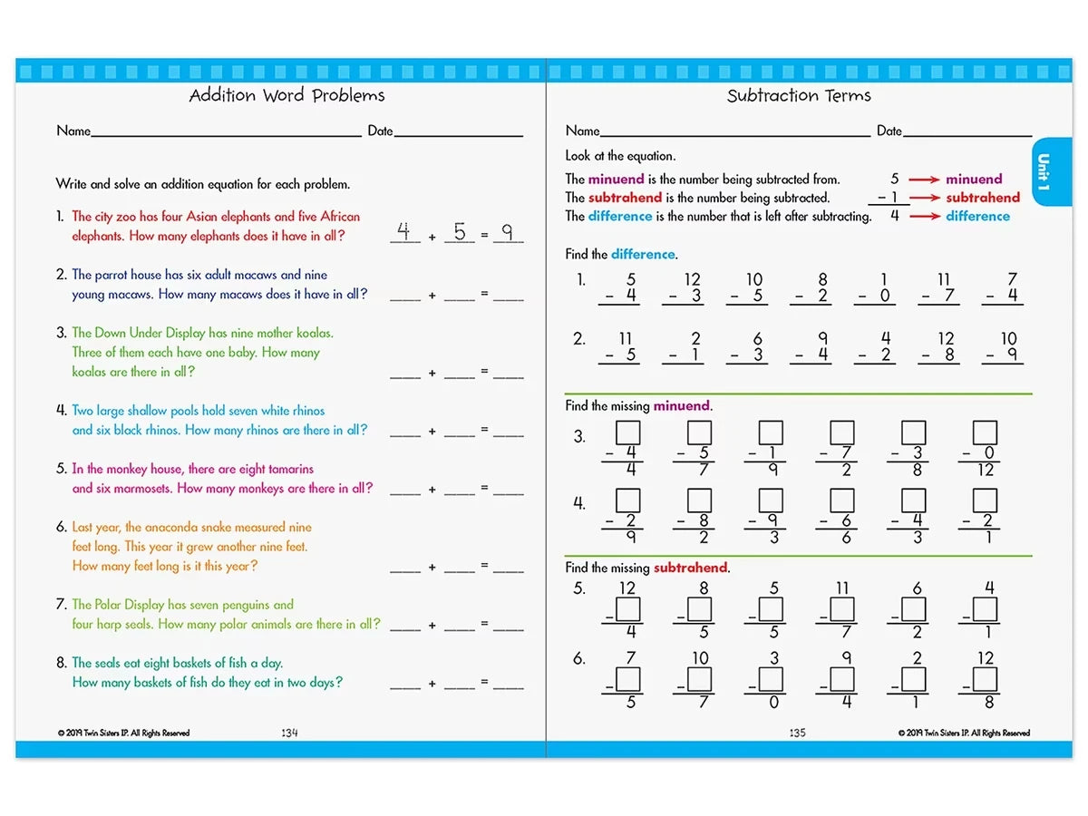 Let’s Get Ready for Third Grade Workbook - US 3728