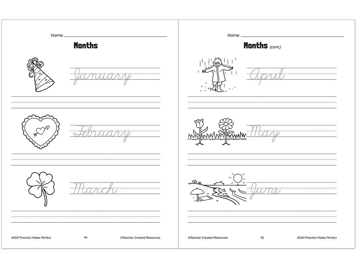 Cursive Writing Practice Workbook - US 2424