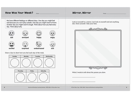 Social and Emotional Learning Activity Workbook - Gr. 1-2 - US 4539
