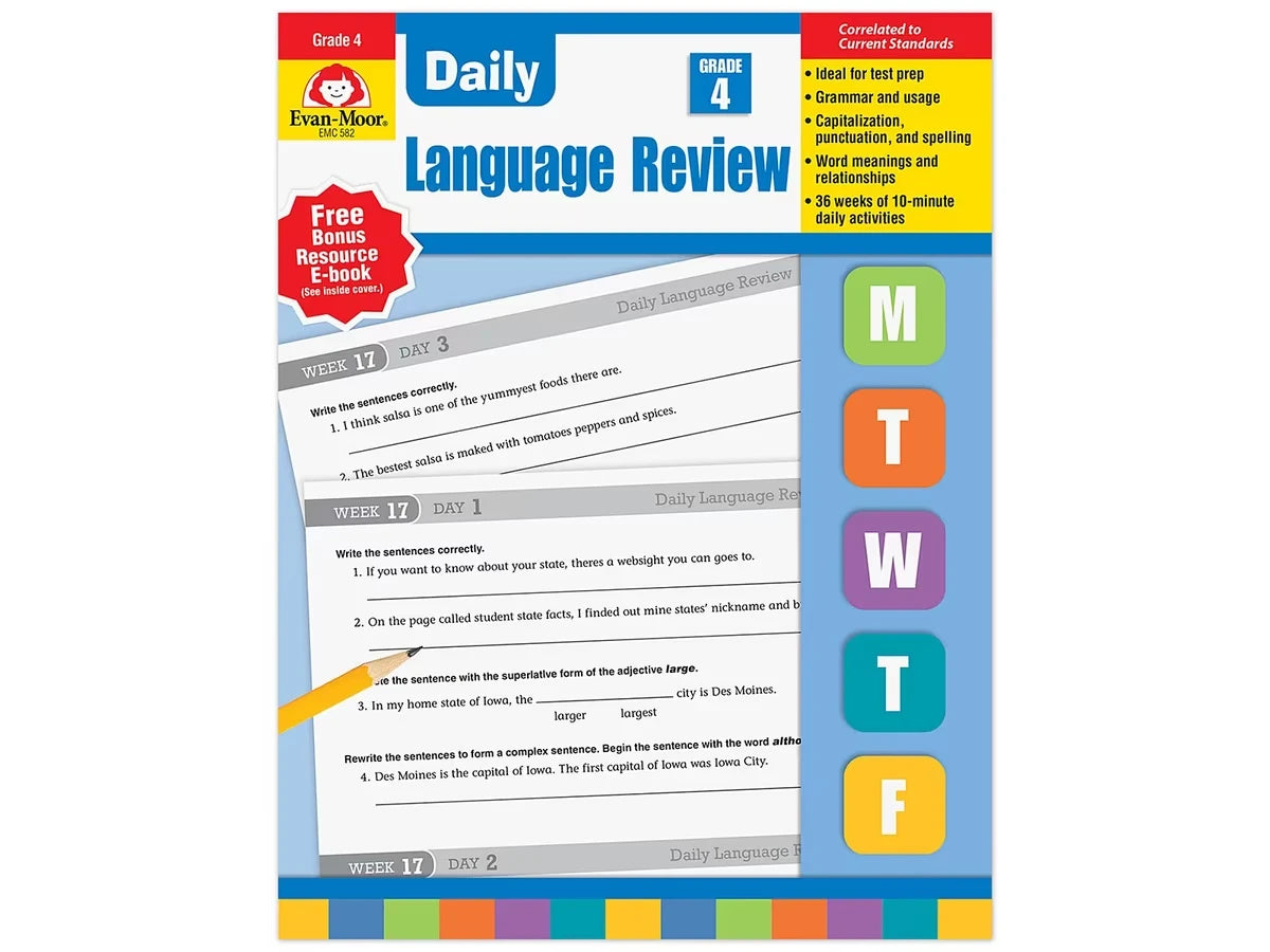 Daily Language Review Workbook - Gr. 4 - US 4565