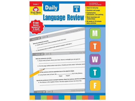 Daily Language Review Workbook - Gr. 4 - US 4565