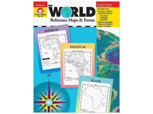 The World: Reference Maps & Forms Workbook - US 3048