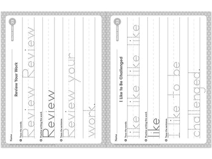Handwriting Practice Workbook - K-Gr. 1 - US 1920