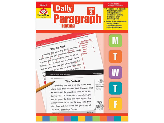Daily Paragraph Editing Workbook - Gr. 3 - US 2991