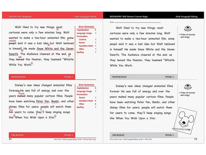 Daily Paragraph Editing Workbook - Gr. 3 - US 2991