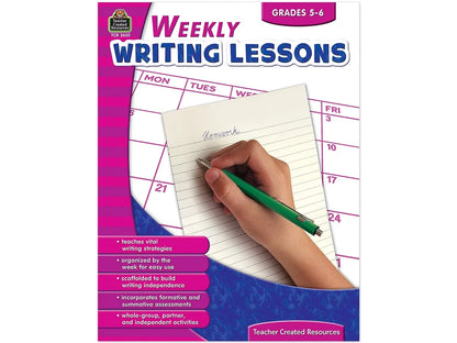 Weekly Writing Lessons Workbook - Gr. 5-6 - US 1126