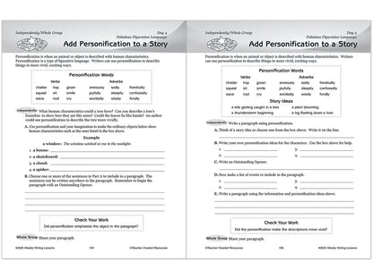 Weekly Writing Lessons Workbook - Gr. 5-6 - US 1126