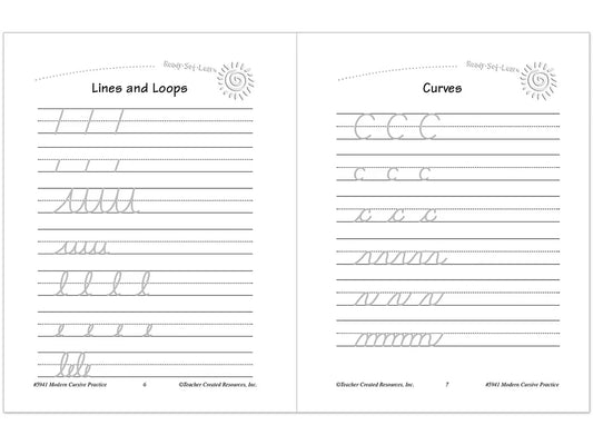 Modern Cursive Writing Practice Workbook - US 8085
