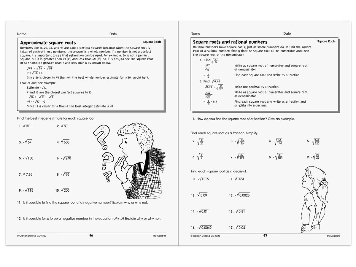 Pre-Algebra Skills for Success Workbook - US 1387