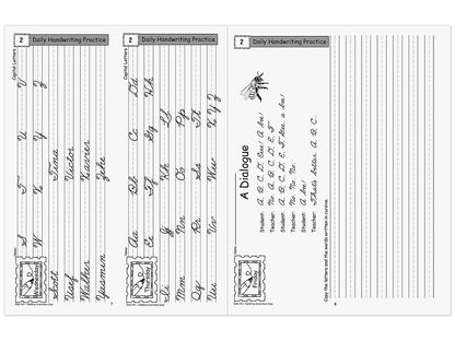 Traditional Cursive Daily Handwriting Practice Workbook - US 9951