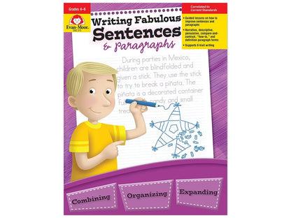 Writing Fabulous Sentences & Paragraphs Workbook - US 8996