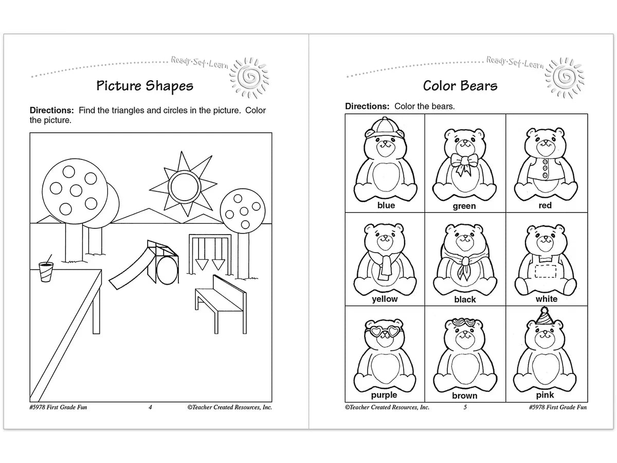First-Grade Fun Workbook - US 9506
