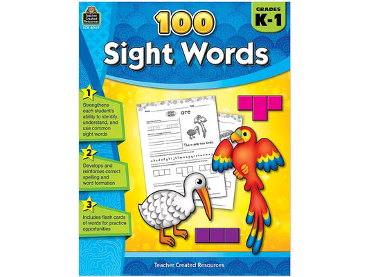 100 Sight-Words Workbook - K-Gr. 1 - US 3036