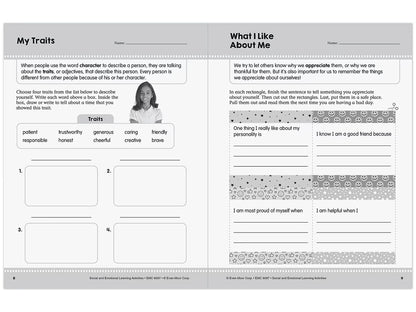 Social and Emotional Learning Activity Workbook - Gr. 3-4 - US 9486