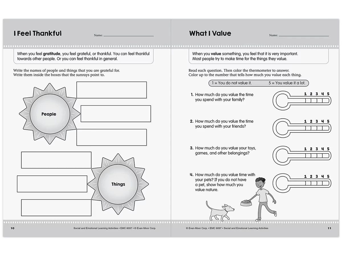Social and Emotional Learning Activity Workbook - Gr. 3-4 - US 9486