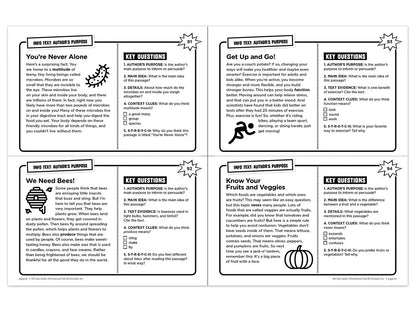 Informational Text 100 Task Cards Workbook - US 6042