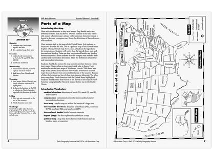 Daily Geography Practice Workbook - Gr. 5 - US 9418