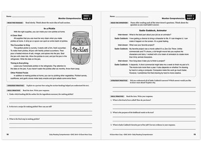 Daily Reading Comprehension Activities Workbook - Gr. 5 - US 8797