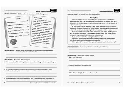 Daily Reading Comprehension Activities Workbook - Gr. 5 - US 8797