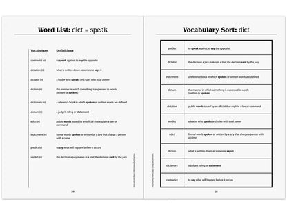 Greek & Latin Roots Workbook - US 2509