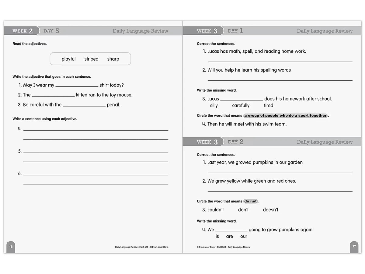 Daily Language Review Workbook - Gr. 2 - US 6125