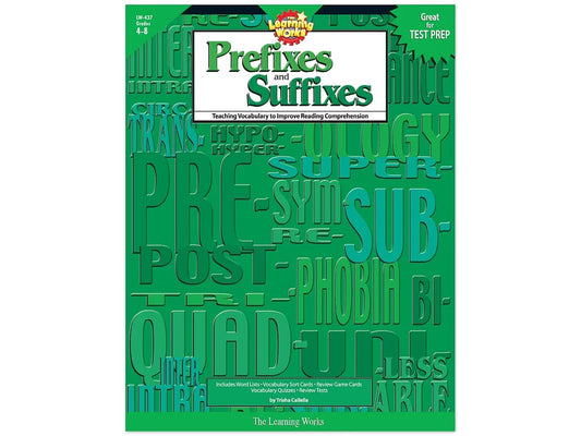 Prefixes & Suffixes Workbook - US 8341
