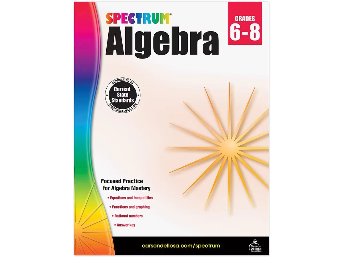 Spectrum® Algebra Workbook - US 4300
