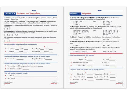 Spectrum® Algebra Workbook - US 4300
