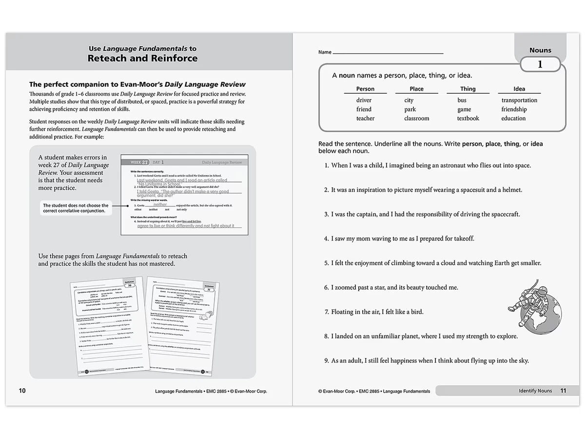 Language Fundamentals Activities Workbook - Gr. 5 - US 3196