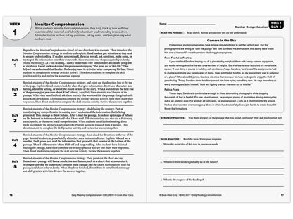 Daily Reading Comprehension Activities Workbook - Gr. 7 - US 2142